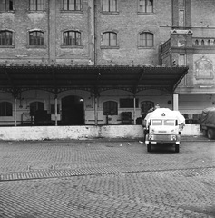 Magyarország, Budapest IX., Tóth Kálmán utca 8-10., Hűtő­ipari Országos Vállalat Budapesti Hűtőháza, 1962, FŐMTERV, Domonkos Endre, Budapest, Fortepan #251648