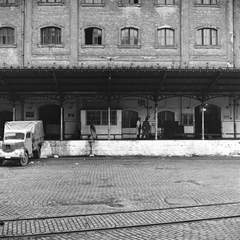 Magyarország, Budapest IX., Tóth Kálmán utca 8-10., Hűtő­ipari Országos Vállalat Budapesti Hűtőháza, 1962, FŐMTERV, Domonkos Endre, Budapest, Fortepan #251649