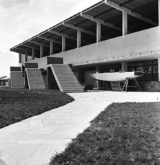 Magyarország, Balatonfüred, a kemping strandja., 1962, FŐMTERV, Domonkos Endre, strand, Fortepan #251658