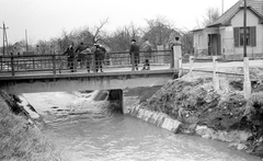 Magyarország, Budapest XVI., Csömöri út, híd a Szilas-patak felett., 1963, FŐMTERV, Domonkos Endre, Budapest, Fortepan #251754