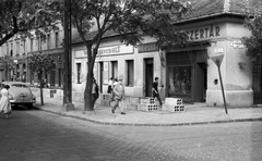 Magyarország, Budapest XIII., Váci út, jobbra a Dunyov István (Tünde) utca., 1963, FŐMTERV, Domonkos Endre, Budapest, Fortepan #251853