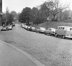 Magyarország, Budapest XI., Kelenhegyi út a Szent Gellért tér felől nézve., 1963, FŐMTERV, Domonkos Endre, Budapest, Fortepan #251942