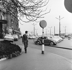 Magyarország, Budapest XI., Szent Gellért tér a Gellért Szálló előtt., 1963, FŐMTERV, Domonkos Endre, Budapest, Fortepan #251946