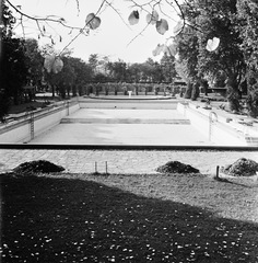 Magyarország, Budapest III., Pünkösdfürdői strand., 1963, FŐMTERV, Domonkos Endre, Budapest, Fortepan #251975