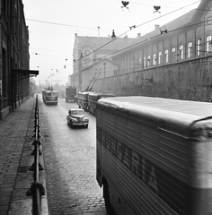 Magyarország, Budapest VIII.,Budapest X., Könyves Kálmán körút az aluljárótól a Kőbányai út felé nézve., 1963, FŐMTERV, Domonkos Endre, Budapest, Fortepan #252005