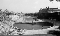 Magyarország, Városliget, Budapest XIV., Széchenyi fürdő., 1963, FŐMTERV, Domonkos Endre, Budapest, Fortepan #252032