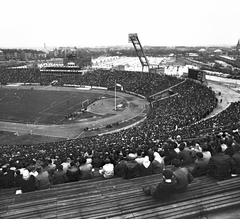 Magyarország, Népstadion, Budapest XIV., Magyarország - Ausztria (2:1) mérkőzés 1963. október 27-én., 1963, FŐMTERV, Domonkos Endre, Budapest, Fortepan #252057