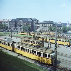 Magyarország, Budapest II., Széll Kálmán (Moszkva) tér., 1966, FŐMTERV, Domonkos Endre, Budapest, Fortepan #252174