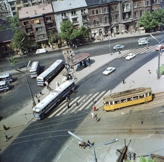 Magyarország, Budapest II., Széll Kálmán (Moszkva) tér., 1966, FŐMTERV, Domonkos Endre, Budapest, Fortepan #252178