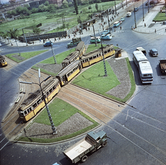 Magyarország, Budapest VIII., Nagyvárad tér, balra az Orczy (Mező Imre) út, szemben fent az Üllői út., 1966, FŐMTERV, Domonkos Endre, Budapest, Fortepan #252212