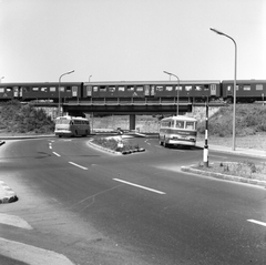 Magyarország, Budapest XI., Nagyszőlős utca és Ajnácskő utcánál, szemben a Budaörsi út felé vezető aluljáró., 1966, FŐMTERV, Domonkos Endre, Budapest, Fortepan #252249