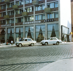 Magyarország, Budapest I., Krisztina tér a Krisztina körút felől, szemben a Zöldfa étterem., 1966, FŐMTERV, Domonkos Endre, Budapest, Fortepan #252296