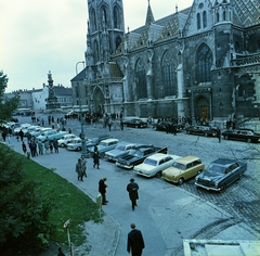 Magyarország, budai Vár, Budapest I., Szentháromság tér, Mátyás-templom., 1966, FŐMTERV, Domonkos Endre, Budapest, Fortepan #252305