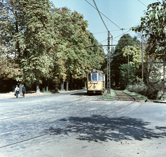 Magyarország, Budapest XII., Zugligeti út, 58-as villamos a Virányos út és Zalai út találkozásánál., 1966, FŐMTERV, Domonkos Endre, Budapest, Fortepan #252311