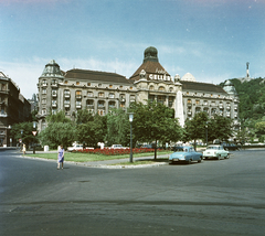 Magyarország, Budapest XI., Szent Gellért tér, Gellért Szálló., 1967, FŐMTERV, Domonkos Endre, színes, Budapest, Fortepan #252362