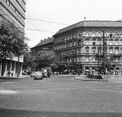 Magyarország, Budapest VII., Baross tér a Rákóczi útnál, szemben a Rottenbiller utca., 1967, FŐMTERV, Domonkos Endre, Budapest, Fortepan #252368