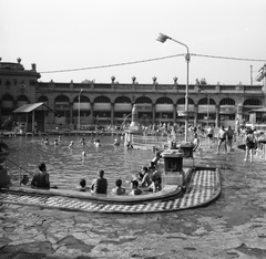 Magyarország, Városliget, Budapest XIV., Széchenyi fürdő., 1967, FŐMTERV, Domonkos Endre, Budapest, Fortepan #252437