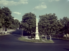 Magyarország, Budapest I., Palota út, balra a Lovas út (Sziklai Sándor utca) torkolata., 1967, FŐMTERV, Domonkos Endre, Budapest, színes, Fortepan #252476