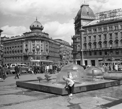 Magyarország, Budapest VII.,Budapest VIII., Blaha Lujza tér., 1969, FŐMTERV, Domonkos Endre, Budapest, Fortepan #252551