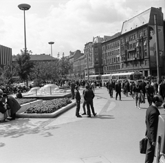 Magyarország, Budapest VII.,Budapest VIII., Blaha Lujza tér., 1969, FŐMTERV, Domonkos Endre, Budapest, Fortepan #252553