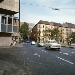 Magyarország, Budapest I., Alagút utca a Pauler utca sarkától az Alagút felé nézve, jobbra az Attila út házsora látható., 1969, FŐMTERV, Domonkos Endre, Budapest, Fortepan #252580