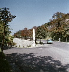 Magyarország, Budapest I., Palota út, balra a Tábor utca torkolata., 1969, FŐMTERV, Domonkos Endre, Budapest, színes, Fortepan #252588