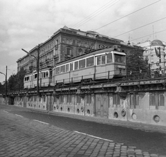 Magyarország, Budapest V., pesti alsó rakpart a Vigadó tér, a Dunakorzó előtt, háttérben a Thonet-udvar., 1969, FŐMTERV, Domonkos Endre, Budapest, Fortepan #252615