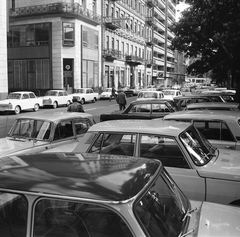 Magyarország, Budapest V., József nádor tér., 1969, FŐMTERV, Domonkos Endre, Budapest, Fortepan #252619