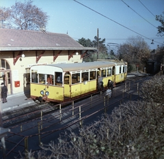 Magyarország, Széchenyihegy, Budapest XII., a Fogaskerekű végállomása., 1969, FŐMTERV, Domonkos Endre, postaláda, fogaskerekű vasút, színes, Budapest, Fortepan #252673