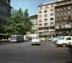 Magyarország, Budapest V., Vörösmarty tér., 1970, FŐMTERV, Domonkos Endre, Budapest, taxi, Fortepan #252690