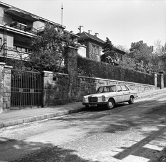 Magyarország, Budapest II., Érmelléki utca 6., 1970, FŐMTERV, Domonkos Endre, Budapest, Mercedes W115, Fortepan #252732