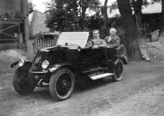 Renault típusú személygépkocsi., 1926, Fortepan, közlekedés, Renault-márka, francia gyártmány, automobil, duda, Fortepan #25279