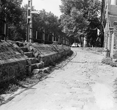 Magyarország, Budapest IX., a Haller utca (Hámán Kató út) Mester utca - Vaskapu utca közötti szakasza, 1970, FŐMTERV, Domonkos Endre, Budapest, Fortepan #252792