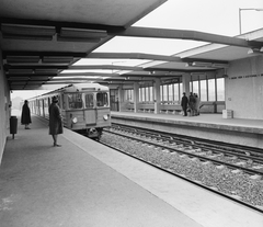 Magyarország, Budapest XIV., Pillangó utca, metróállomás., 1970, FŐMTERV, Domonkos Endre, metró, metróállomás, Budapest, Fortepan #252853