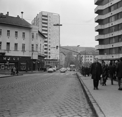 Magyarország, Budapest I., Krisztina tér a Krisztina körút és az Alagút utca felé nézve., 1971, FŐMTERV, Domonkos Endre, Budapest, Fortepan #252909