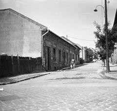 Magyarország, Budapest XX., Árpád utca a János (Ságvári Endre) utcától a Határ út felé nézve., 1971, FŐMTERV, Domonkos Endre, Budapest, Fortepan #252997