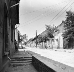 Magyarország, Budapest XX., Árpád utca a János (Ságvári Endre) utca irányából a Határ út felé nézve., 1971, FŐMTERV, Domonkos Endre, Budapest, Fortepan #252998