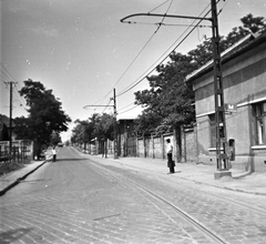 Magyarország, Budapest XX., a Baross utca a János (Ságvári Endre) utca - Határ út közötti szakasza., 1971, FŐMTERV, Domonkos Endre, Budapest, Fortepan #253003