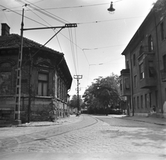 Magyarország, Budapest XX., Baross utca a Koch Róbert utcától a Kossuth Lajos utca irányába nézve., 1971, FŐMTERV, Domonkos Endre, Budapest, Fortepan #253004