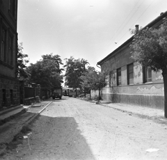 Magyarország, Budapest XX., Posta utca az Izabella utcától a Baross utca felé nézve., 1971, FŐMTERV, Domonkos Endre, Budapest, Fortepan #253006