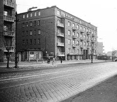 Magyarország, Budapest XI., Budaőrsi út, szemben a 4-18/b számú háztömb., 1971, FŐMTERV, Domonkos Endre, Budapest, Fortepan #253099