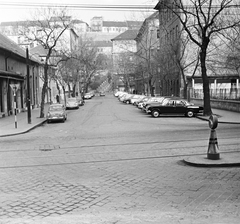 Magyarország, Budapest I., Krisztina körút, szemben a Roham utca, távolabb a budai Vár felé vezető Zerge lépcső az Attila útnál., 1972, FŐMTERV, Domonkos Endre, Budapest, Fortepan #253129