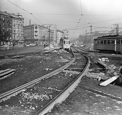 Magyarország, Budapest I.,Budapest XII., Krisztina körút a Magyar Jakobinusok tere és a Vérmező között. Balra a Maros utca torkolata., 1972, FŐMTERV, Domonkos Endre, Budapest, Fortepan #253136