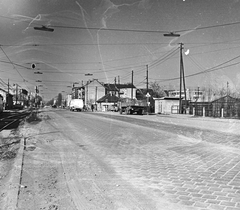 Magyarország, Budapest XI., Fehérvári út a Kondorosi út, az Albertfalva kitérő közelében., 1972, FŐMTERV, Domonkos Endre, Budapest, Fortepan #253142