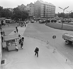 Hungary, Budapest X., kilátás a Kőbánya alsó vasútállomástól a Liget (Zalka Máté) tér és a Kőrösi Csoma Sándor sétány (Kőrösi Csoma Sándor út) felé., 1972, FŐMTERV, Budapest, Fortepan #253199