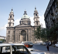 Hungary, Budapest V., Szent István tér, szemben a Szent István-bazilika (Ybl Miklós, 1906.)., 1972, FŐMTERV, Budapest, Fortepan #253268