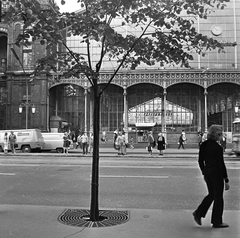 Magyarország, Budapest VI., Teréz (Lenin) körút, szemben a Nyugati pályaudvar., 1973, FŐMTERV, Domonkos Endre, Budapest, Fortepan #253391