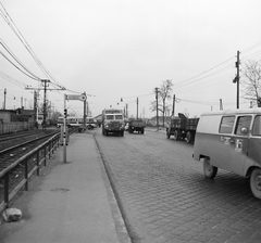 Magyarország, Budapest XX., Helsinki (Dózsa György) út, balra a Csepeli átjáró., 1974, FŐMTERV, Domonkos Endre, Budapest, Fortepan #253480