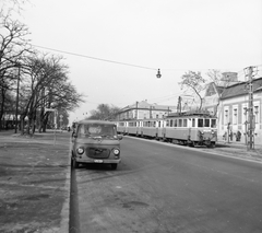 Magyarország, Budapest XXIII., Hősök tere., 1974, FŐMTERV, Domonkos Endre, Barkas-márka, Budapest, rendszám, Fortepan #253484