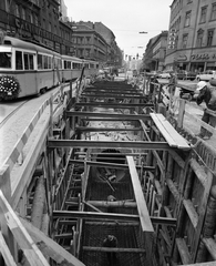 Hungary, Budapest V., Kálvin tér, szemben a Vámház (Tolbuhin) körút., 1975, FŐMTERV, Budapest, Fortepan #253520